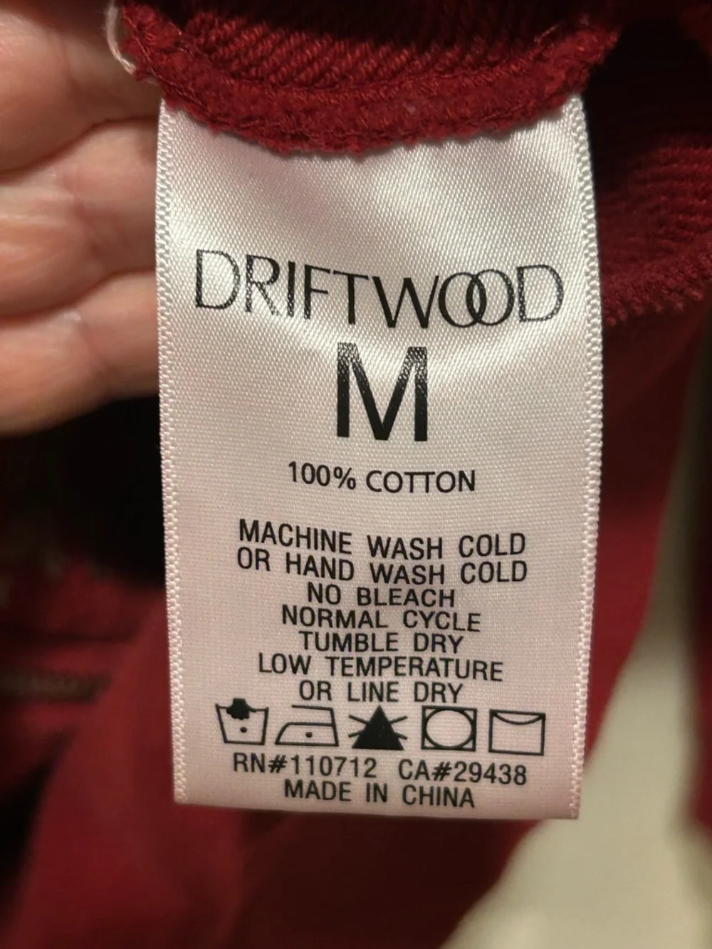 Driftwood Full zip Boho  Embroidered Hoodie , Medium - Picture 4 of 6